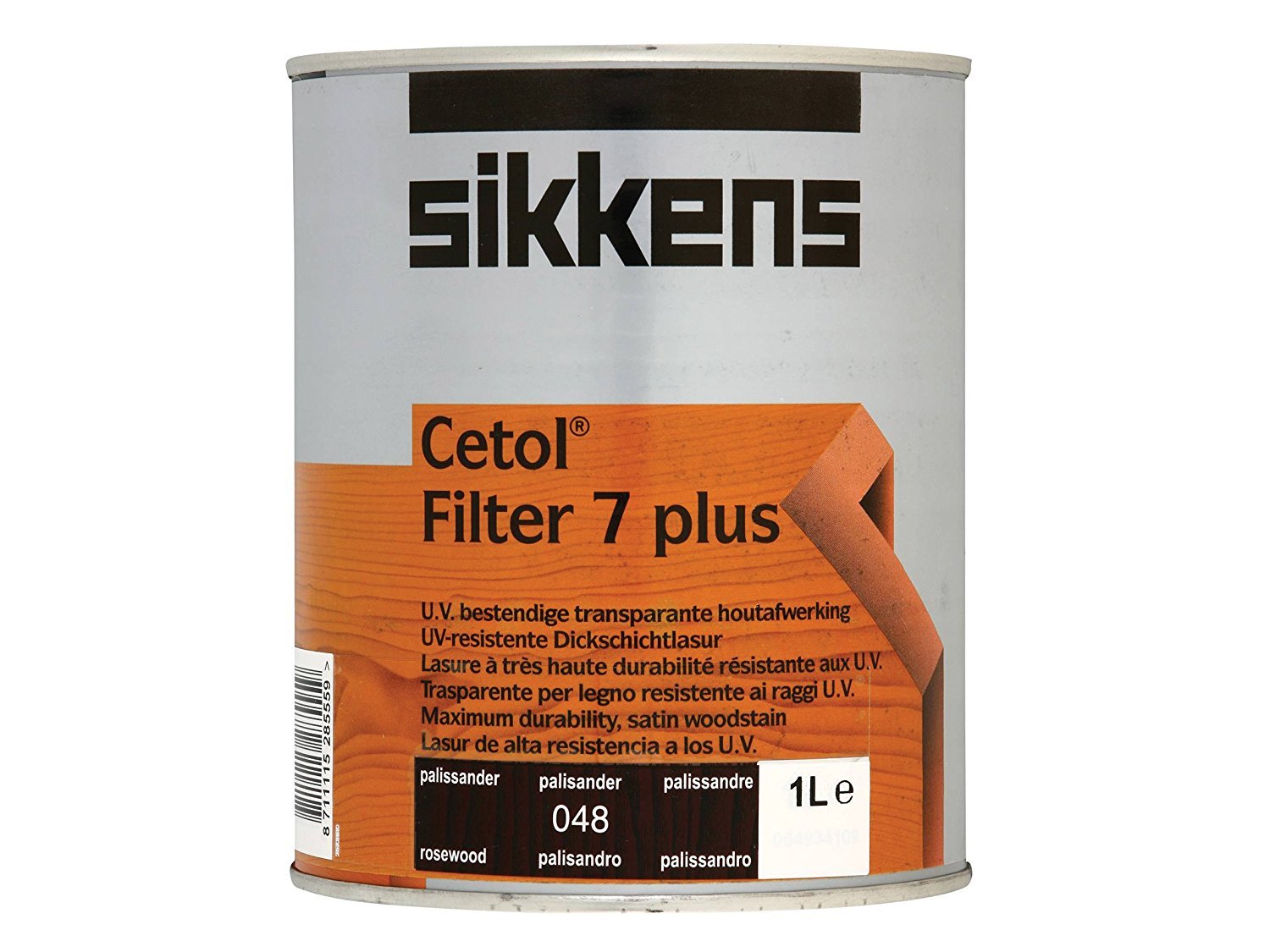 Sikkens Filter 7 Plus - "Long Life" Dickschichtlasur für außen 1 Liter Palisander 048"