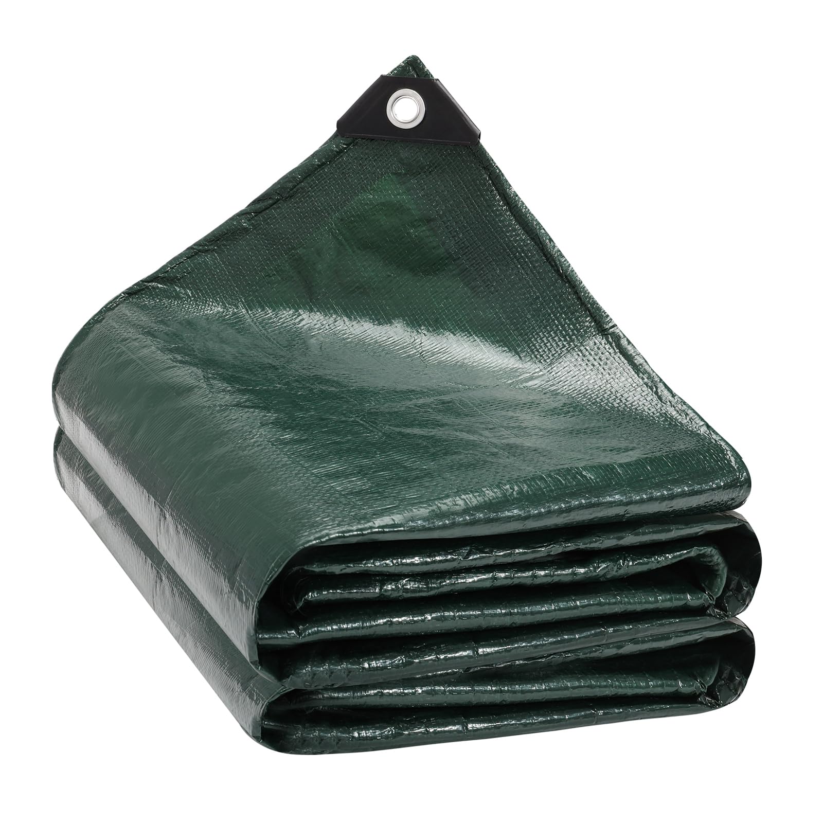 Uqxstar Green 3M X 3M Tarpaulin Waterproof Heavy Duty 130Gsm Tear Resistant Tarpaulin,Multipurpose Large Ground Camping Tarp Sheet With Eyelets For Outdoor Garden Furniture Wood Pool