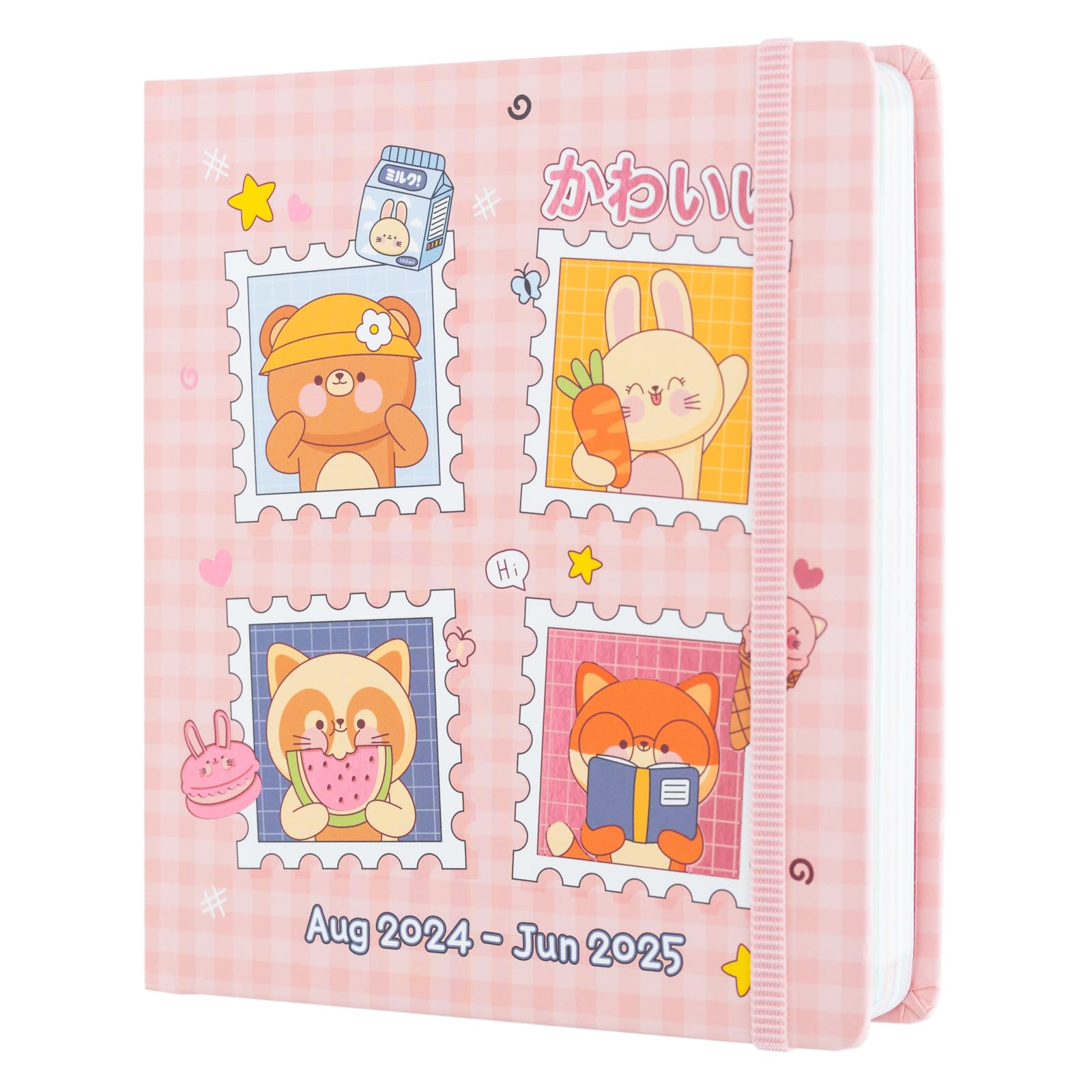 Grupo Erik Agenda escolar 2024 2025 día por página Kawaii - Agenda 2024 2025 dia por página ilustraciones - Agenda escolar 2024-2025 niña | Vuelta al cole Material escolar y papeleria Kawaii