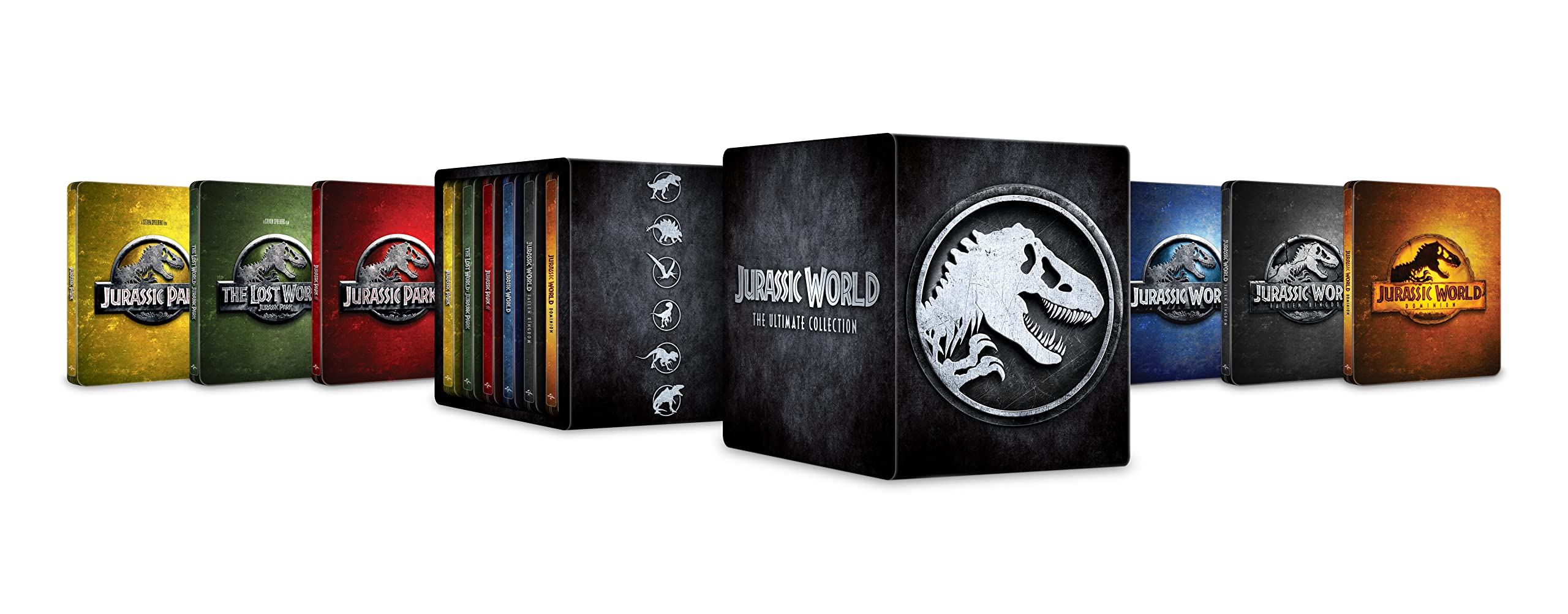 JURASSIC WORLD COLLECTION STEELBOOK (4K Ultra HD + Blu-Ray)