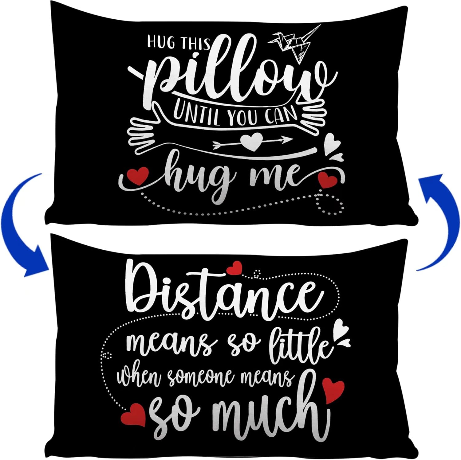 Long Distance Relationship Gifts, Hug This Pillow Until You