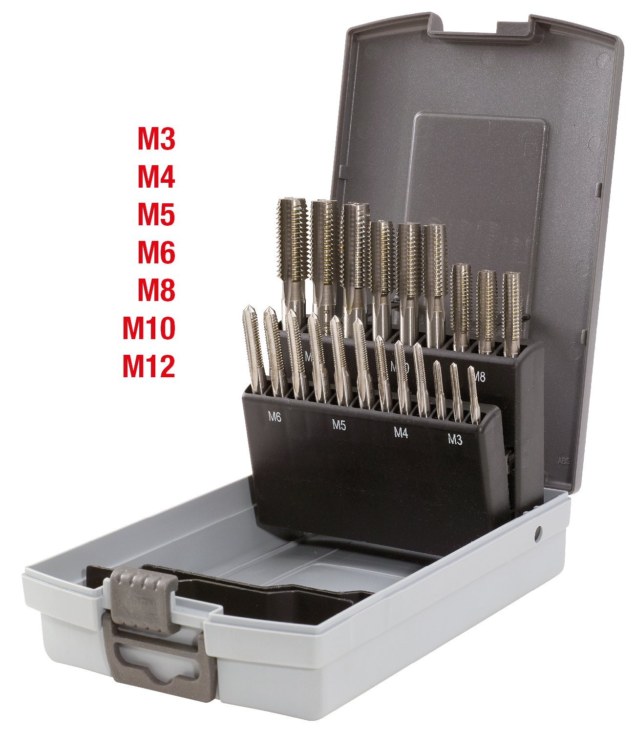 KS Tools HSS Co M3-M12 Tap Set (21 Pieces) - Image 2