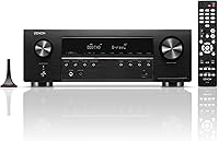 Vista 10 de Denon AVR-S570BT Receptor AV de 5.2 canales 8K Ultra HD Audio y Video, Receptores estéreo, Denon AVR Transmisión inalámbrica Bluetooth, (4) Entradas