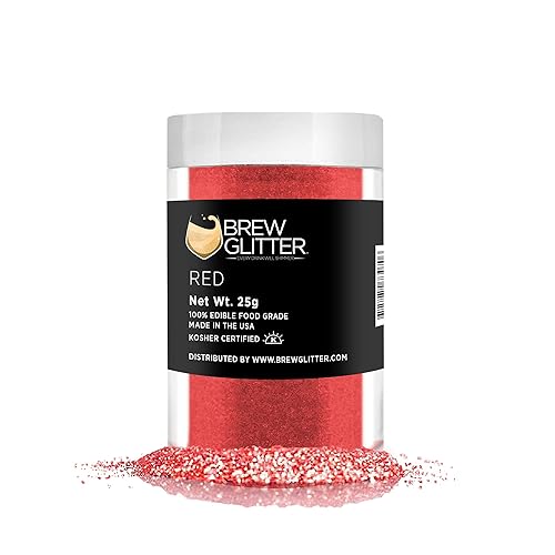 Miniatura 15 de Brillo de cerveza rosa comestible para bebidas, cócteles, cerveza, purpurina y bebidas Certificado Kosher y Halal 100% comestible y de grado