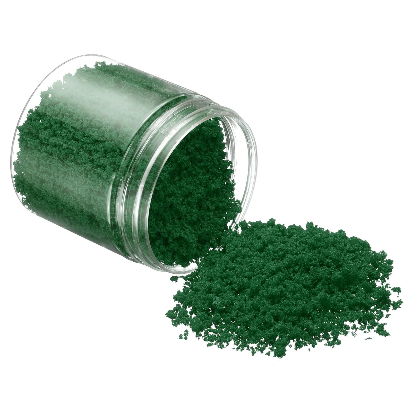CoCud Model Flower Grass, 185ml Capacity, Fake Miniature Flower Grass Tree Sponge Dark Green