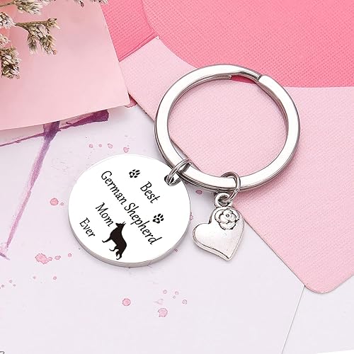 Miniatura 5 de NOTHERS RSZOTW - Llavero de pastor alemán, pastor alemán, regalo para madre, pastor alemán, regalo para mamá