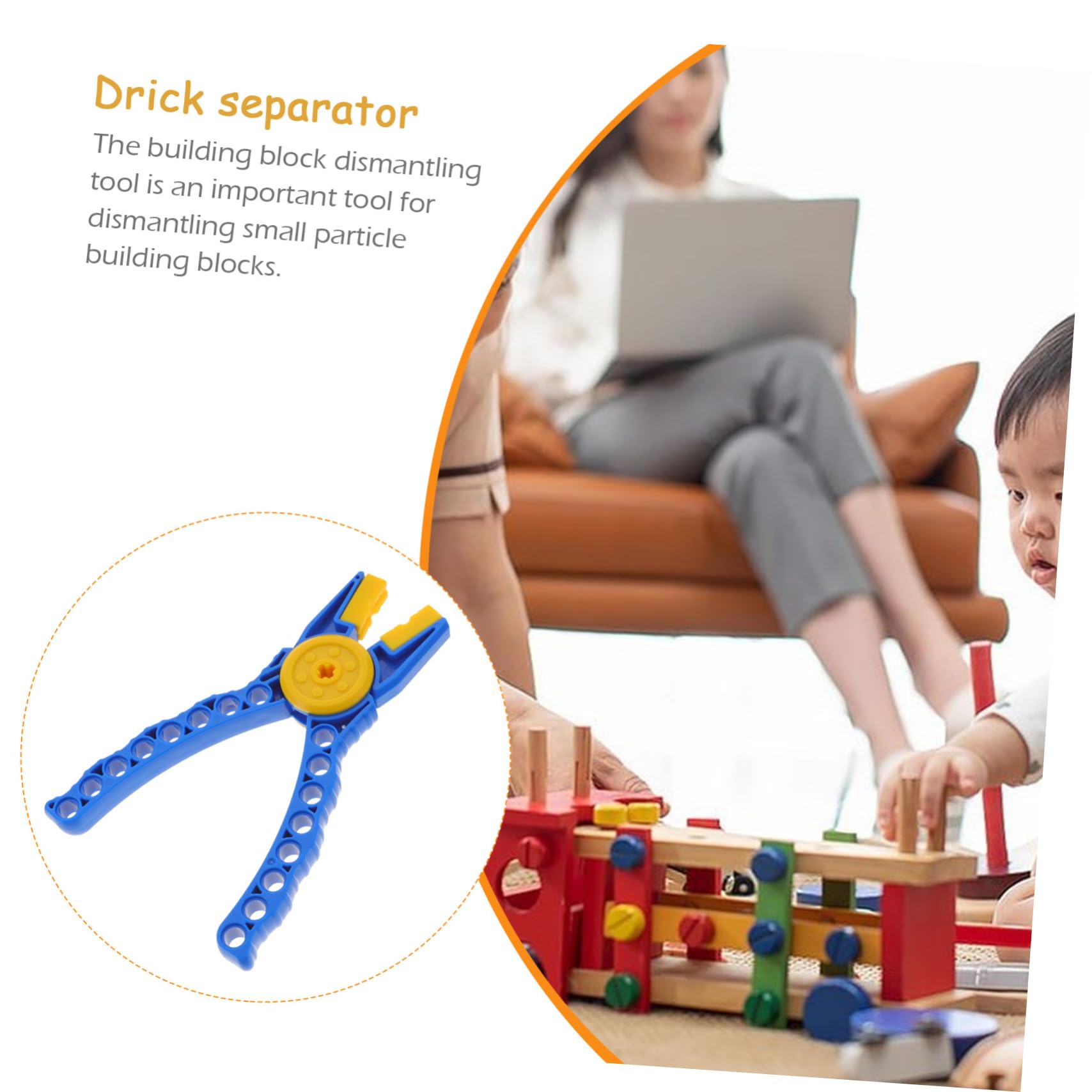 Luxshiny 2Pcs Brick Separator Tool for Building Blocks Efficient Brick Dismantling Pliers Essential Accessory for Brick Enthusiasts No Damage to Parts Convenient and Practical