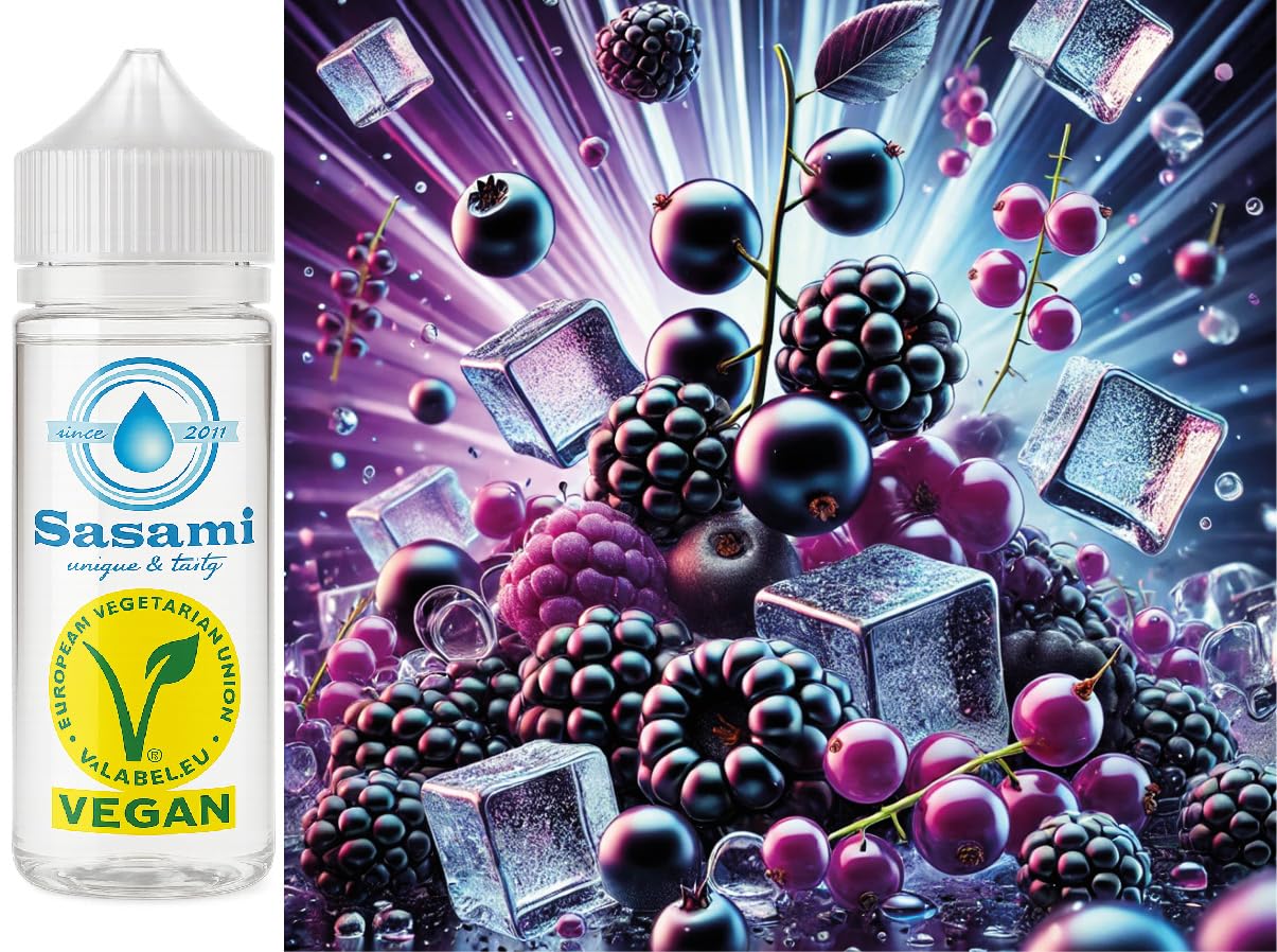 Dark Forest Delight - mora ribes ghiaccio aroma concentrato - vegano - Sasami - 100ml