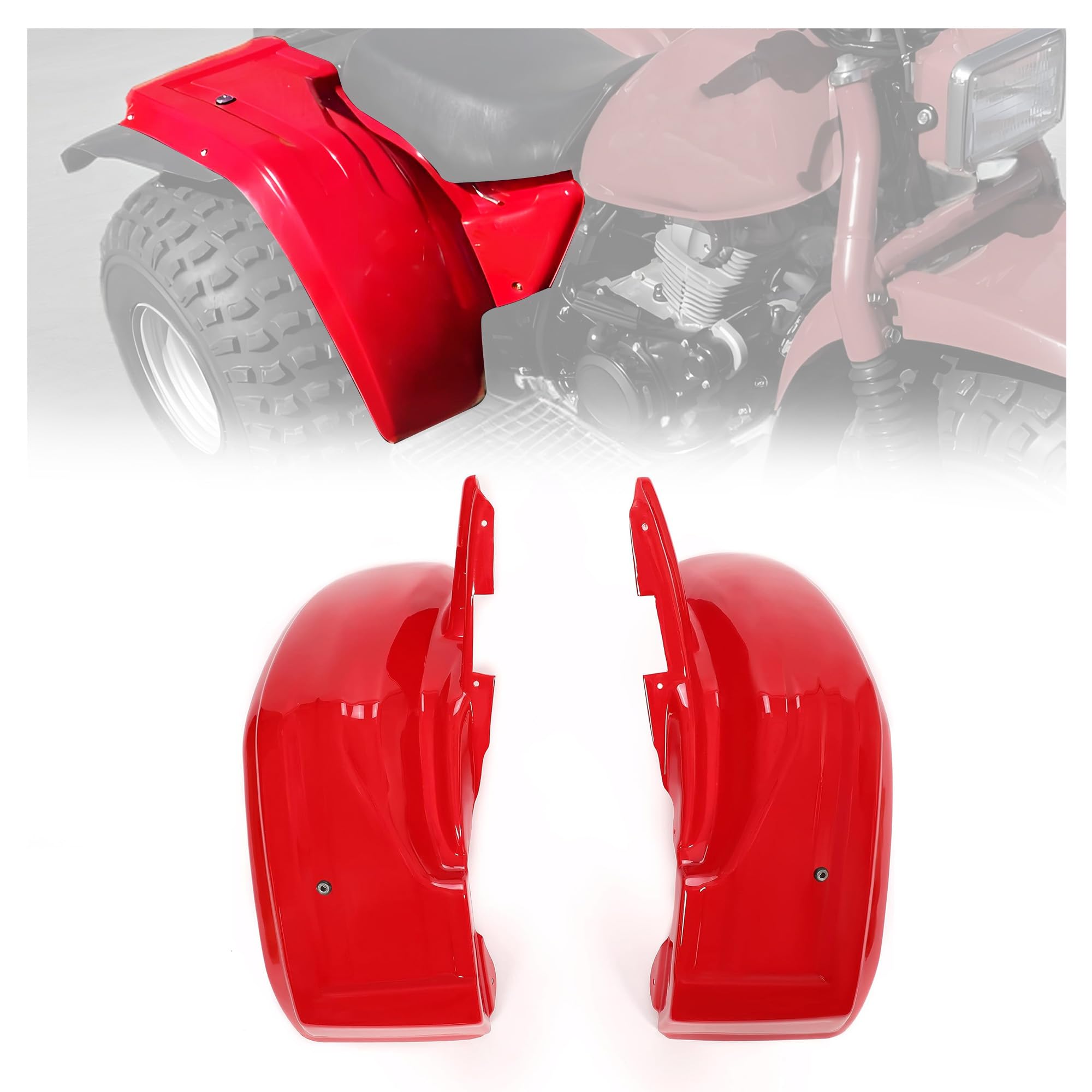 Amazon.com: KUAFU Rear Fender Kit Compatible with 1982-1984 Honda