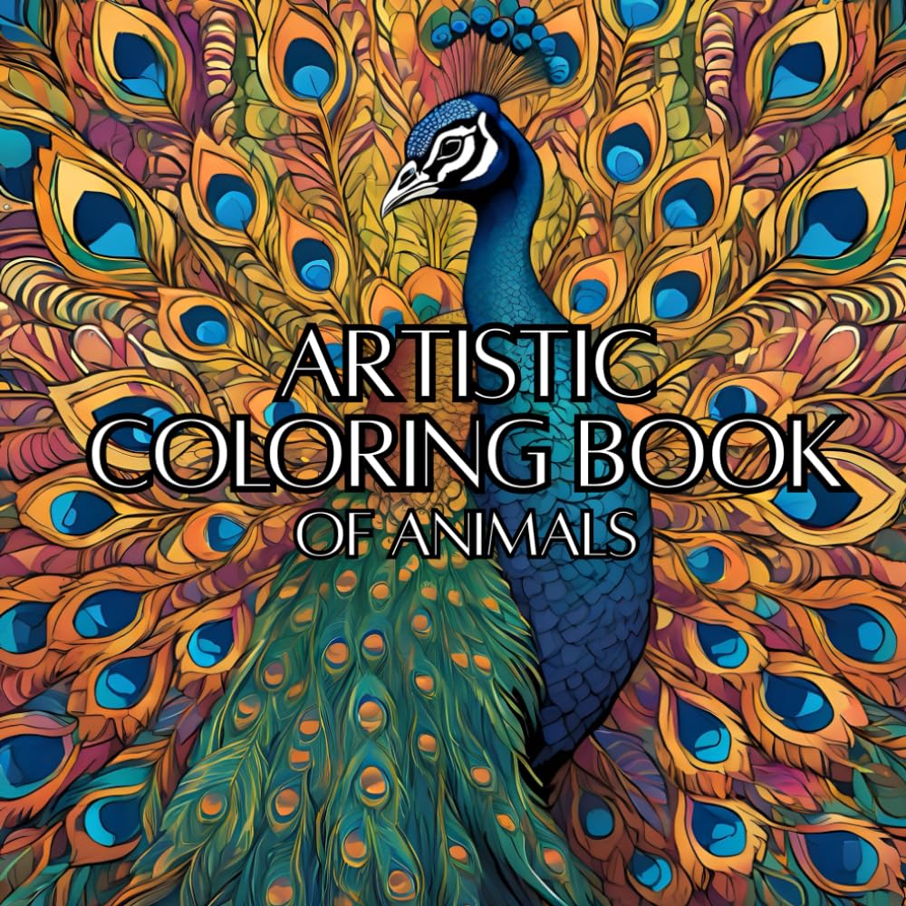 Relaxing Adult Coloring Book of Animals: Good for Stress Relief Best Quality Intricate Picture Book