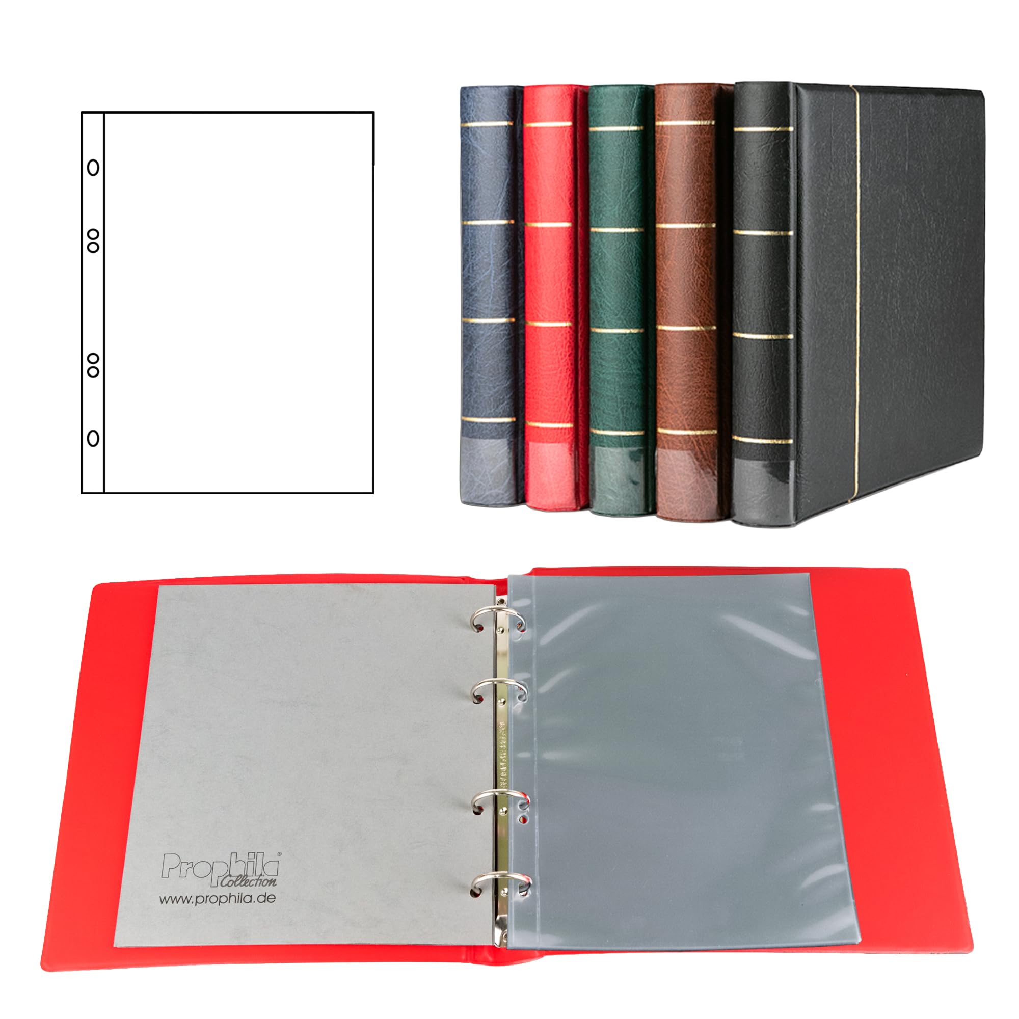 Prophila First Day Sheets album with 20 pockets for First Day Sheets