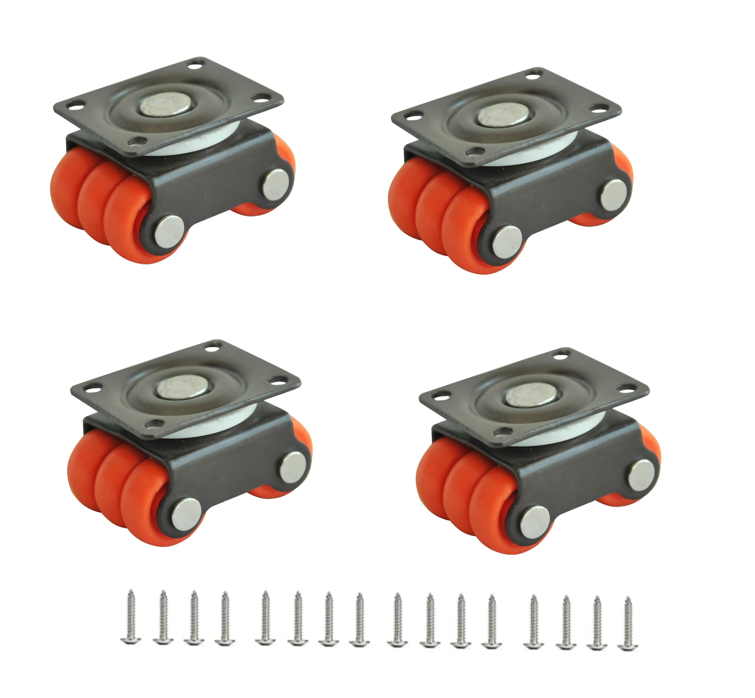MHS Revolving Baby Sixer Caster Wheels with Screws, 175 KG Load Capacity, Set of 4 - Smooth and Durable Furniture Casters (B08WXD622B) Amazon Price History, Amazon Price Tracker