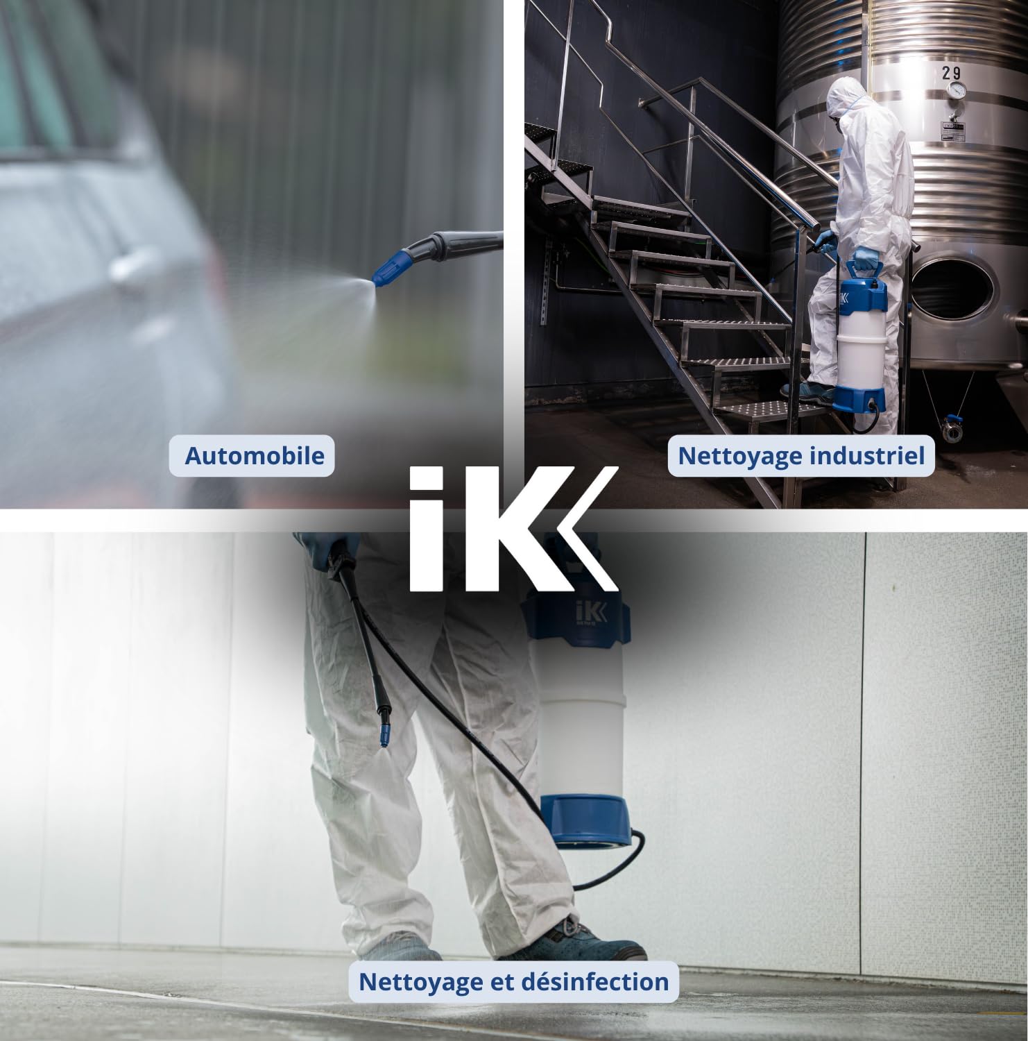 IK Alk Pro 12 - Pulvérisateur pour Agents alcalins, Cétones et Alcool - 10L