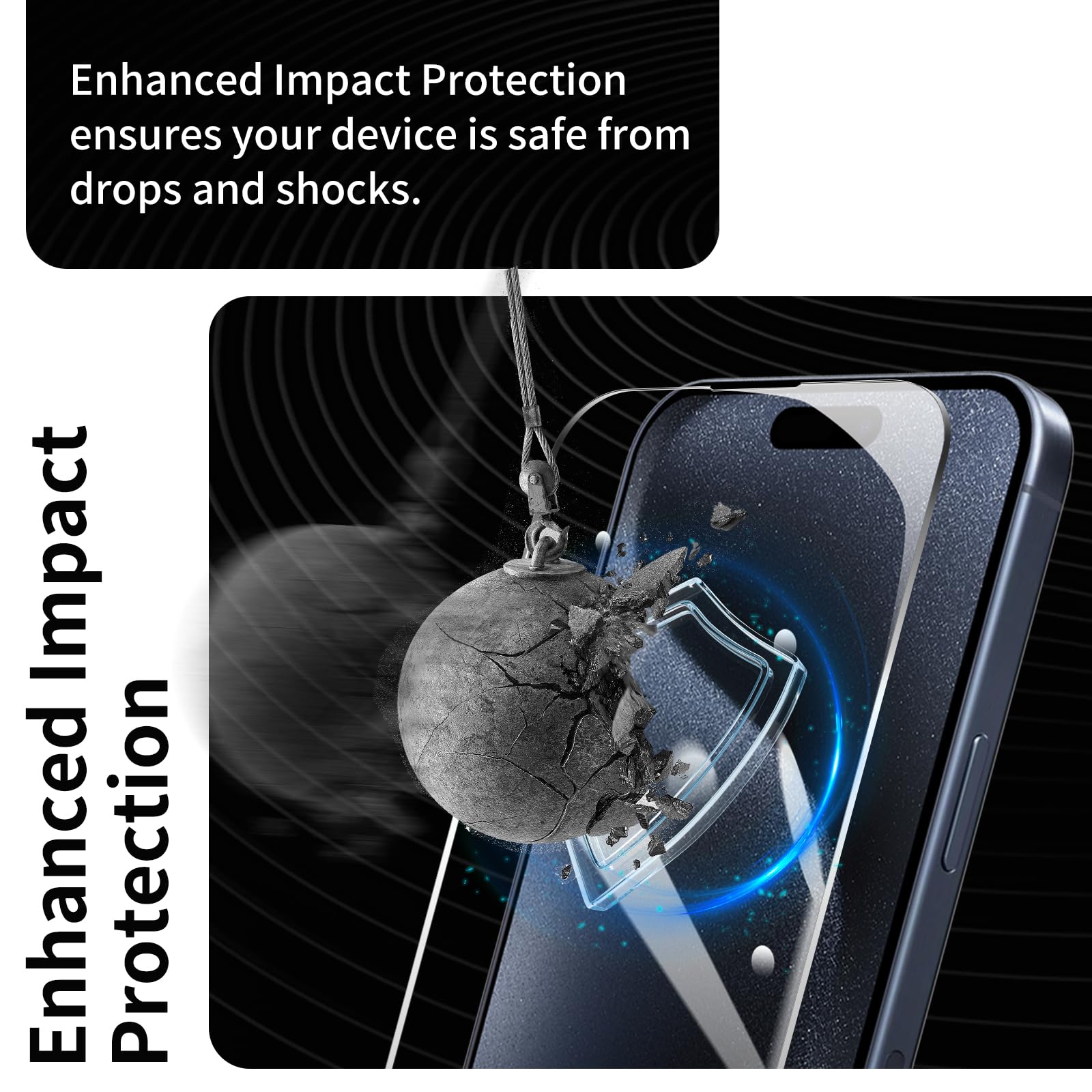 2-in-1 Schutzfolien Set Für IPhone 15 Plus - Display, Kamera & Rückseite, 9H Hartglas