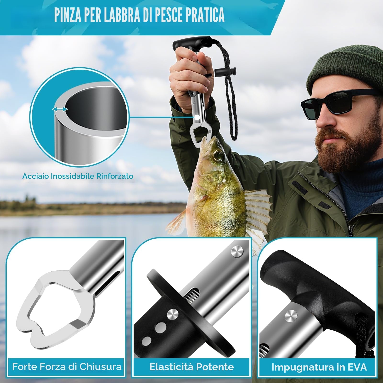 Calendario Avvento Pesca 2026 Uomo Ragazzo Adolescenti, 24 Giorni Calendario dell'Avvento con Esca e Canna da Pesca, Calendari Avvento Amante della Pesca Regali di Natale per Nonno Padre Amico