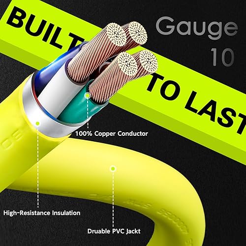 Miniatura 5 de Cable adaptador de cargador EV, adaptador NEMA 14-30P a 14-50R, enchufe de secadora de 30 amperios a hembra de 4 clavijas, compatible con EV para