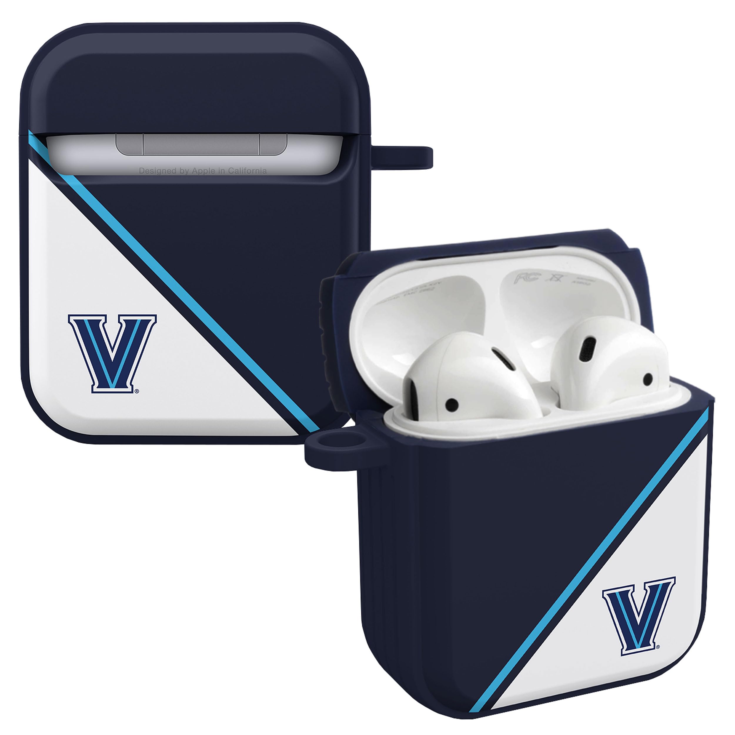 Affinity Bands Villanova Wildcats Champion Series HDX Case Cover Compatible with Apple AirPods Generations 1 & 2