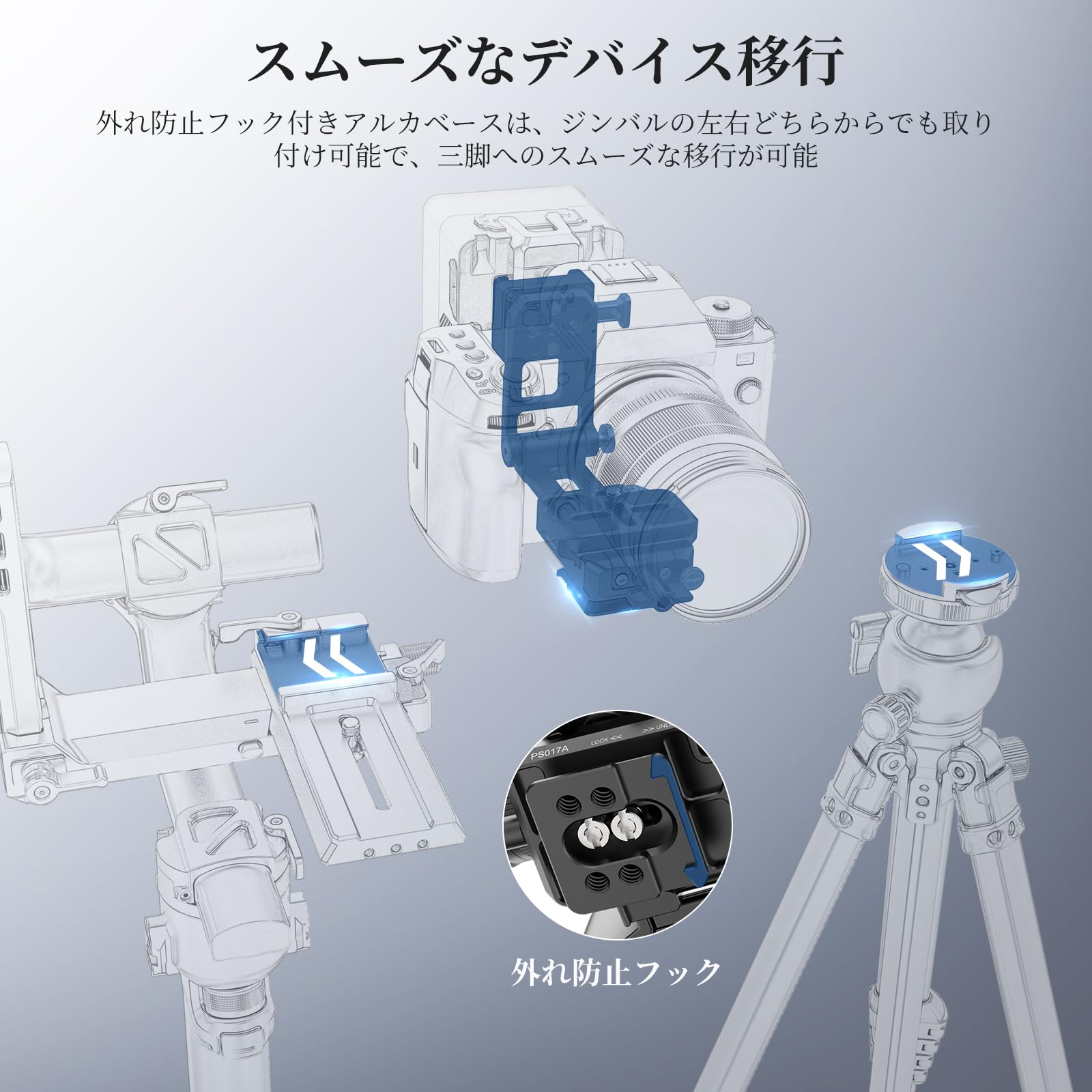 Amazon.co.jp: NEEWER Vマウントバッテリープレート アルカ型QR