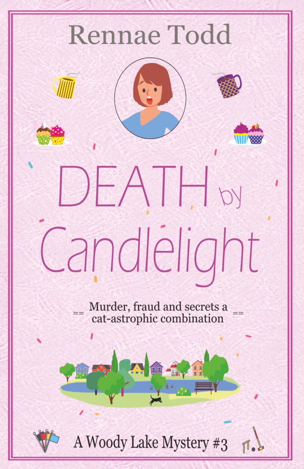 Death by Candlelight: A purrfectly cozy cat mystery (Woody Lake Mysteries)