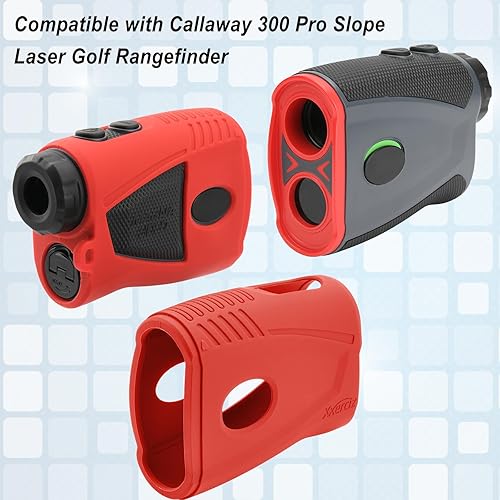 Miniatura 2 de Xxerciz Funda de silicona para telémetro de golf láser Callaway 300 Pro, funda protectora con cordón, accesorios para telémetro de golf para hombres