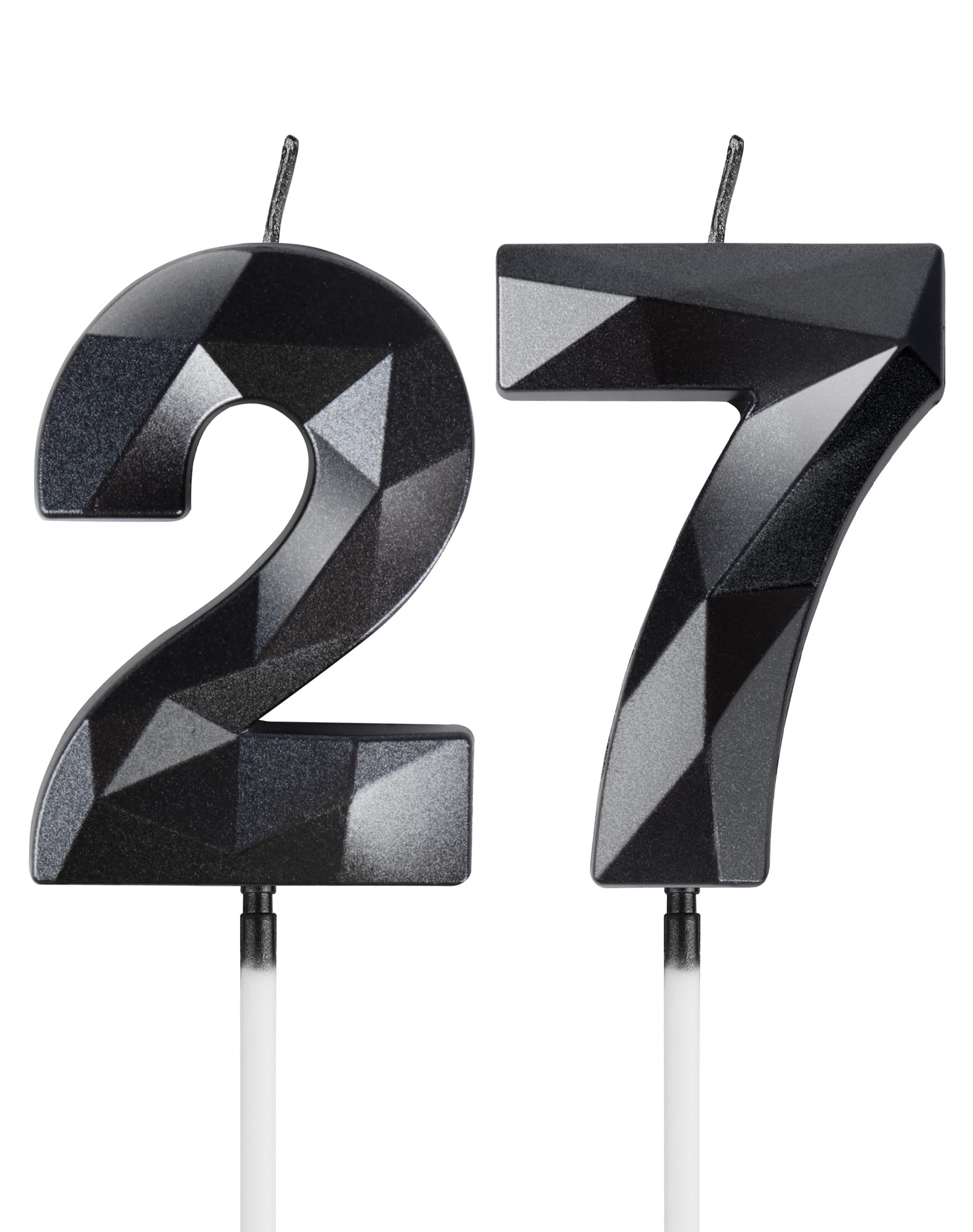 Royal Blue 13th Birthday Candles, 3D Number 13 Candle for Cake, Boy Girl 13th Birthday Decorations,Sapphire Candle Topper Blue Cake Decorations for Birthday Party Wedding Anniversary Supplies — view 130