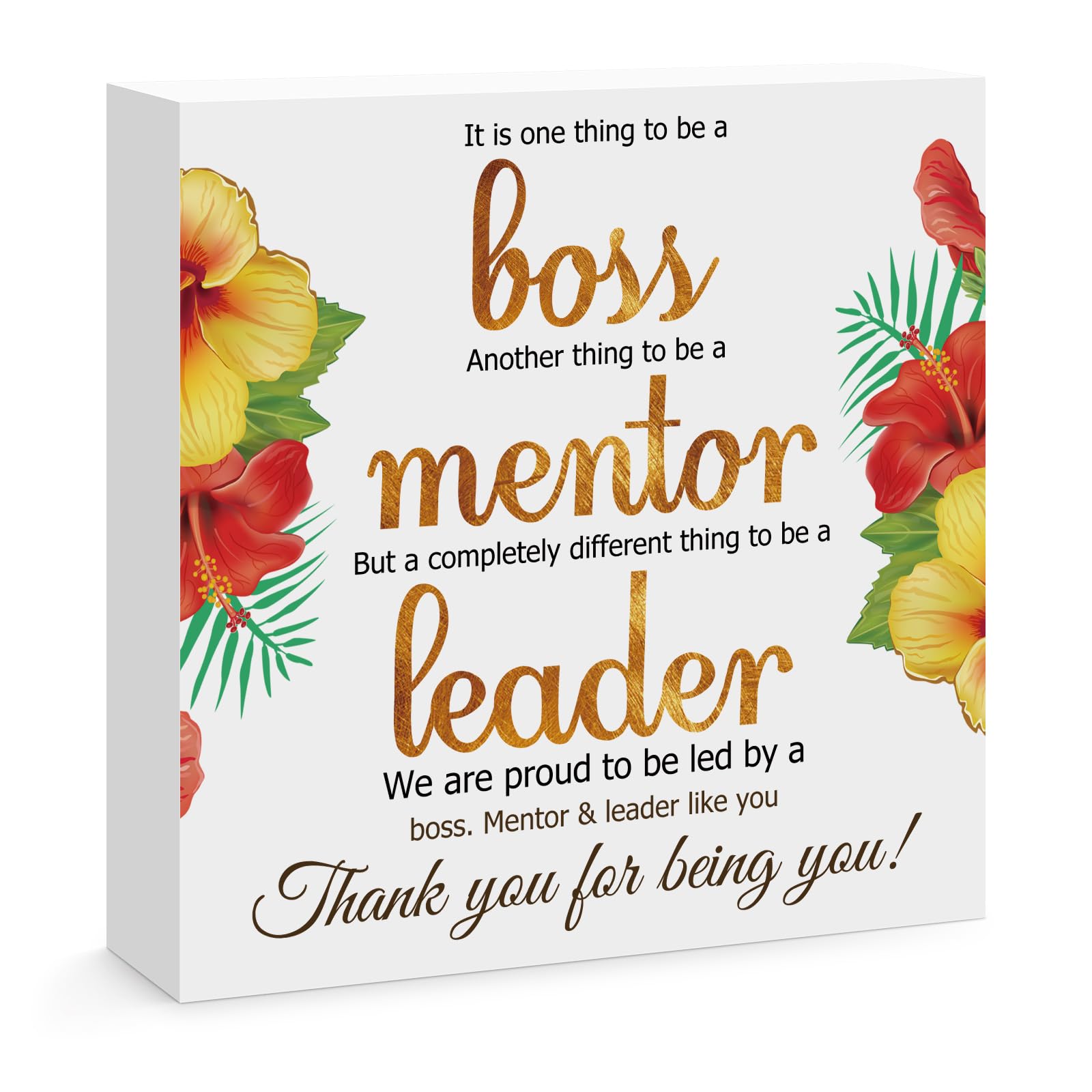 Boss Lady Gifts for Women Boss Lady Office Desk Decor Wooden Sign Decoration for Home Office Shelf Table Decor Christmas Birthday Going Away Thank You