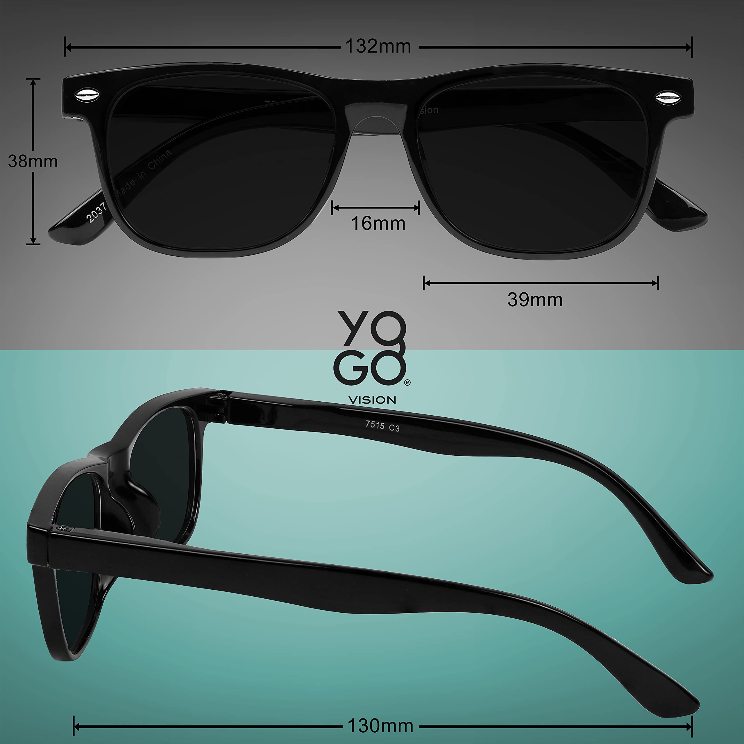 Yogo Vision Occhiali Da Sole Per Bambini, Occhiali Da Sole Con Montatura Polarizzata Per Bambini, Ragazzi E Ragazze