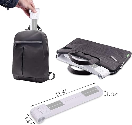 Miniatura 6 de Soporte para computadora portátil, ajustable, plegable, ergonómico, soporte de escritorio, soporte para MacBook, computadora portátil, PC, iPad,