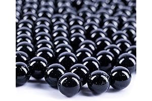 Galashield Black Marbles: Sophisticated Vase Fillers for a Touch of Elegance