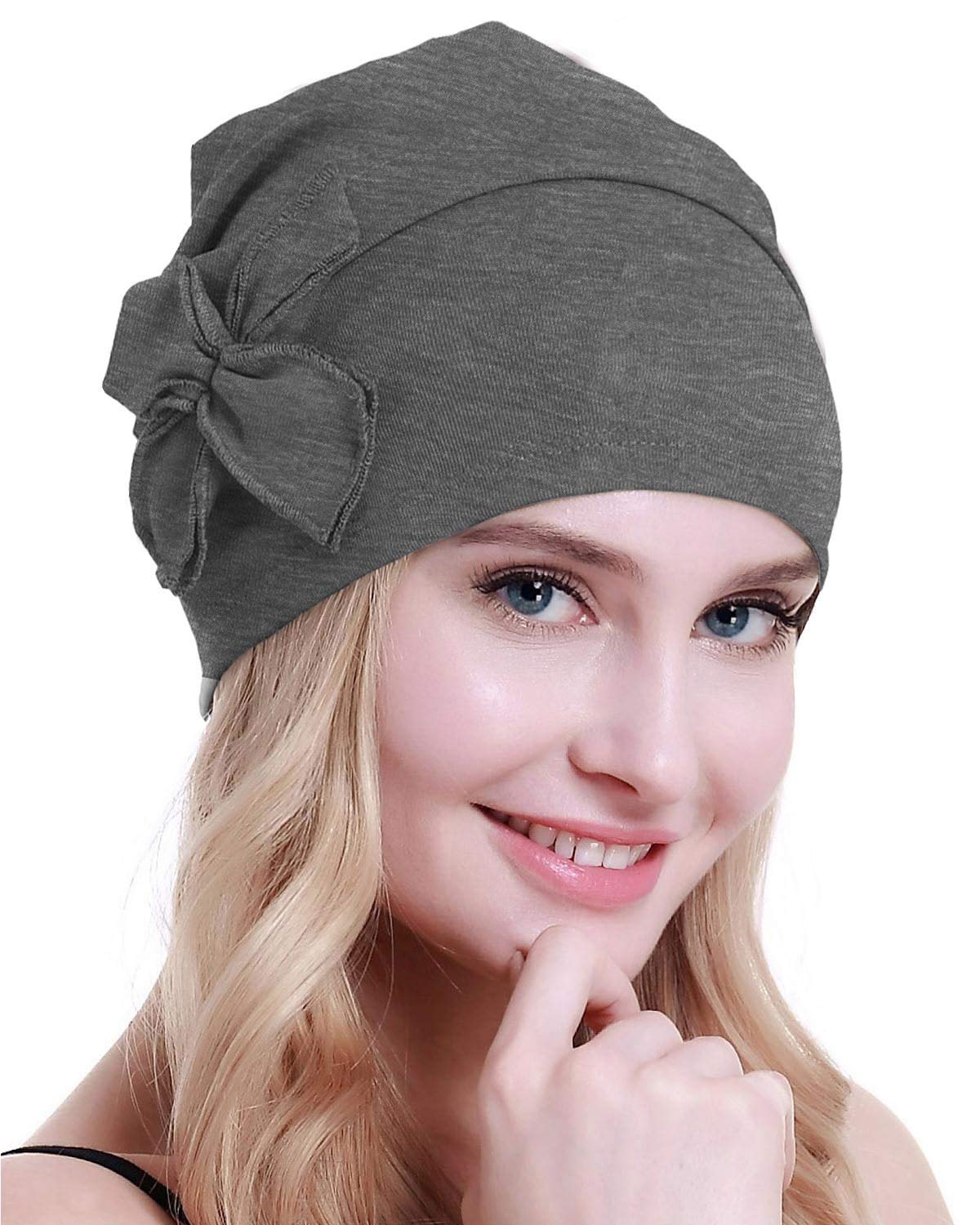 osvyo Bamboo Chemo Headscarf for Women Hair Loss – Cancer Slip On Headwear Turbans Sealed Packaging