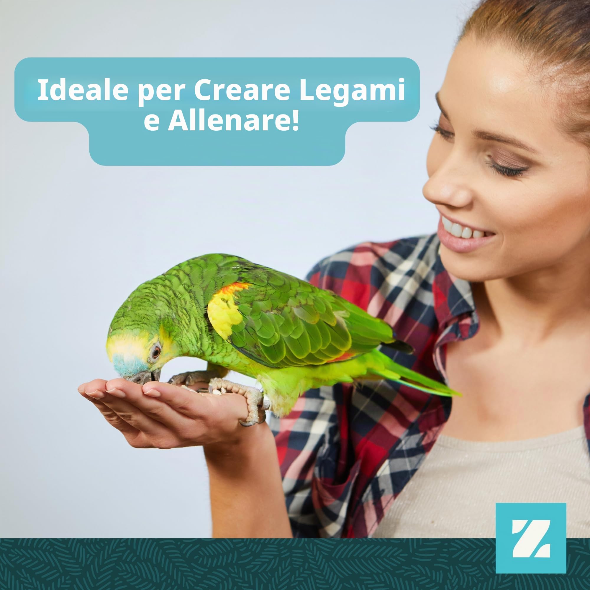 ZuPreem Essentials - Mangime per uccelli da compagnia, ingredienti naturali, mangime per uccelli indicato per agapornis, ninfe, You-Yous o arantigas e altri uccelli di medie dimensioni, 7,5 kg