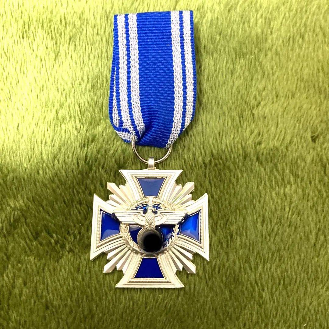 Amazon.co.jp: 最終品ドイツ 勤続章15年（銀賞） 鉄十字 勲章 ドイツ軍