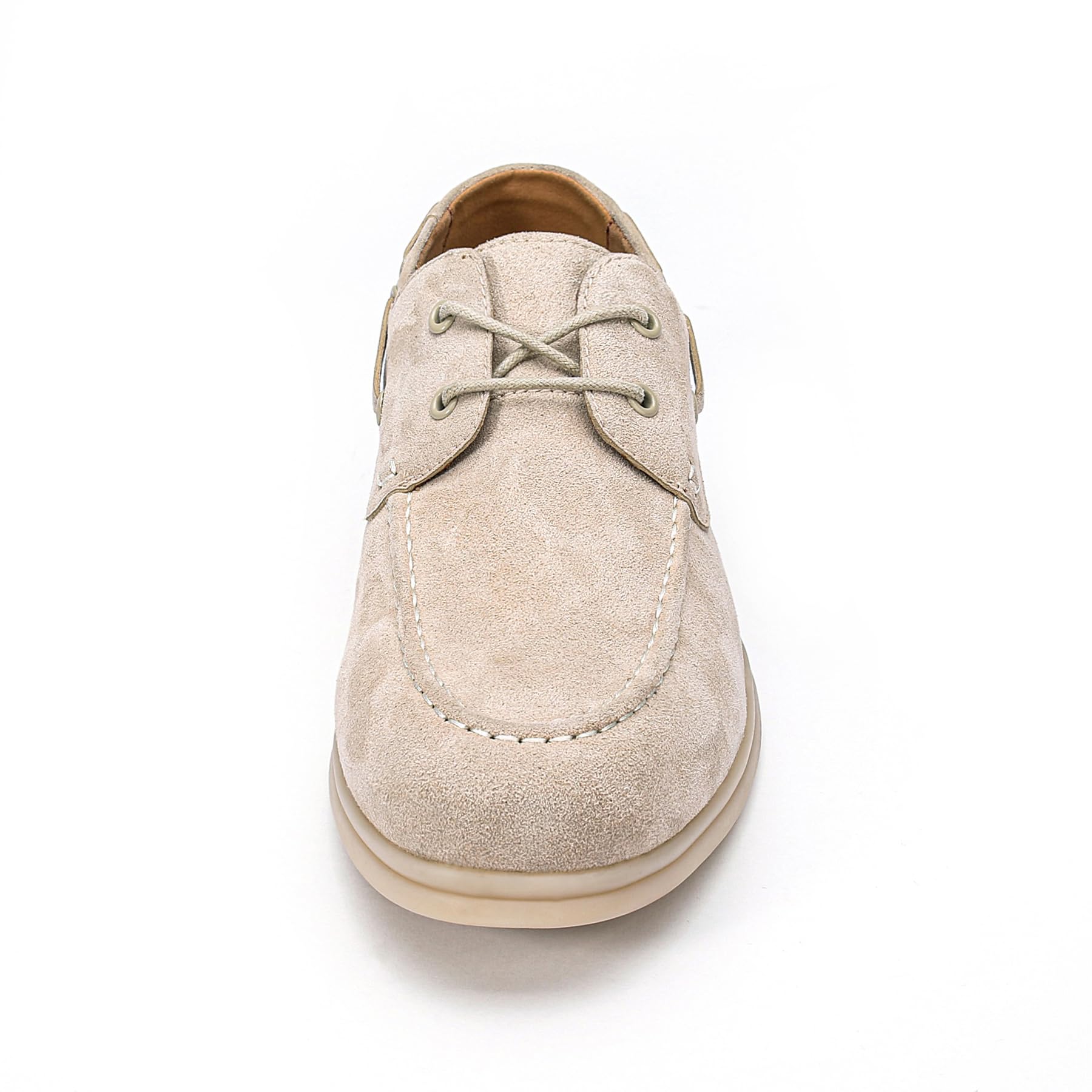 Allthemen Scarpe da Barca Uomo Casual Mocassini Classic Boat con Lacci Sneker Scamosciato Morbido Leggero