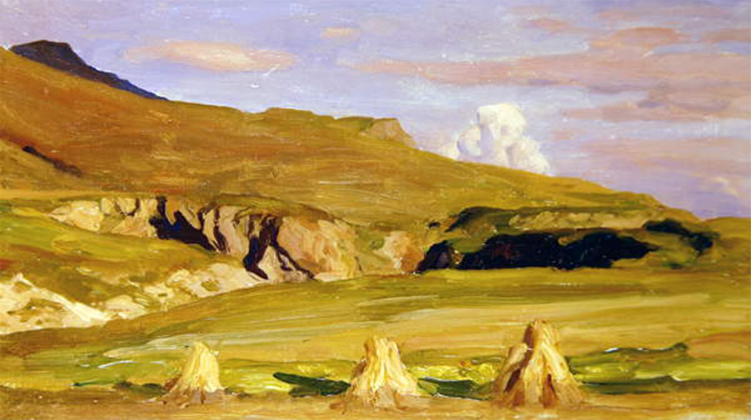 ARTXLXXBN Famous Painting Art Wall Decor Abstract Art Picture Cornfields by Frederic Leighton Animal Pictures for Home Decor 60x90cm