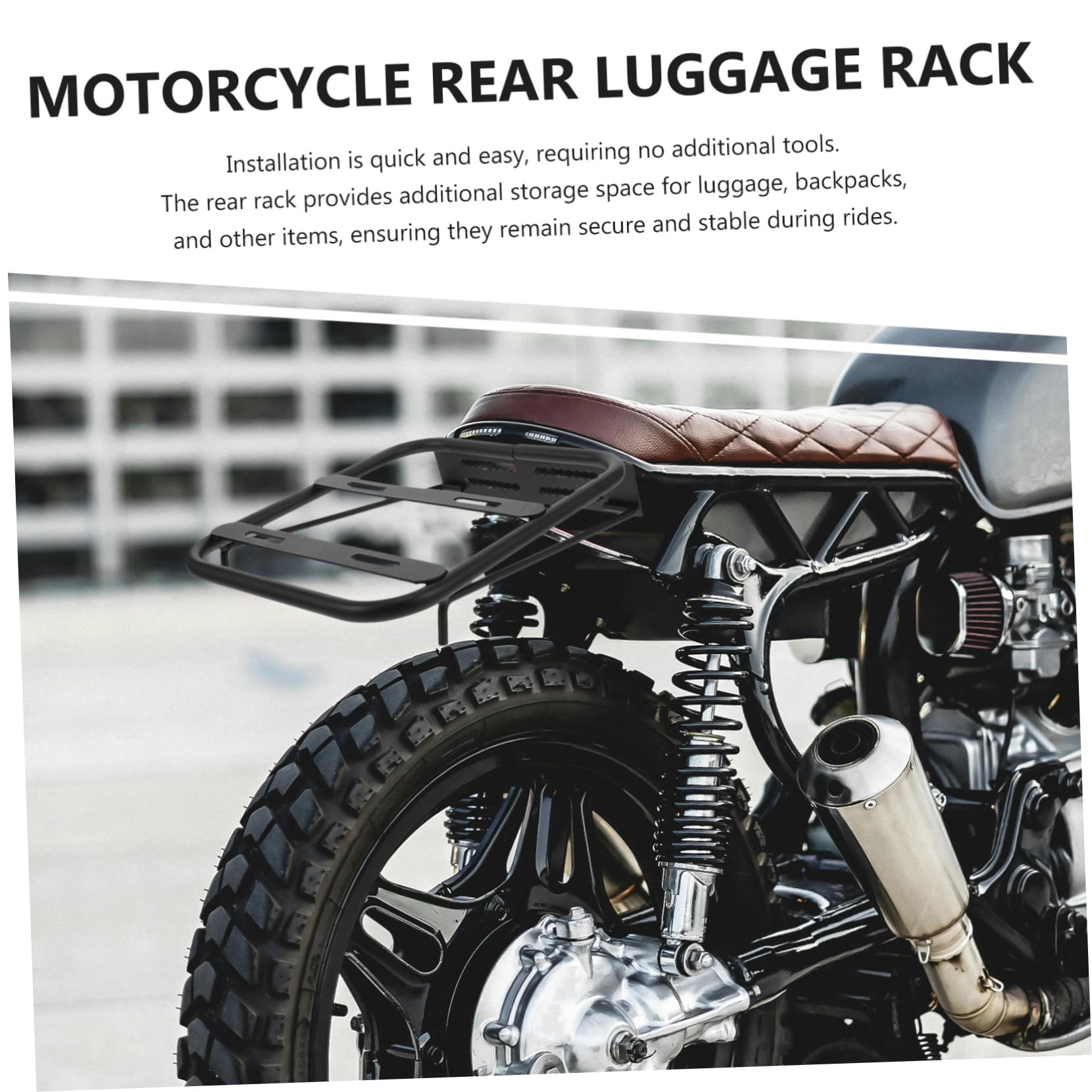 Toddmomy Porte-Bagages Arrière Étagère à Bagages De Siège pour Rangement Et Accessoires De