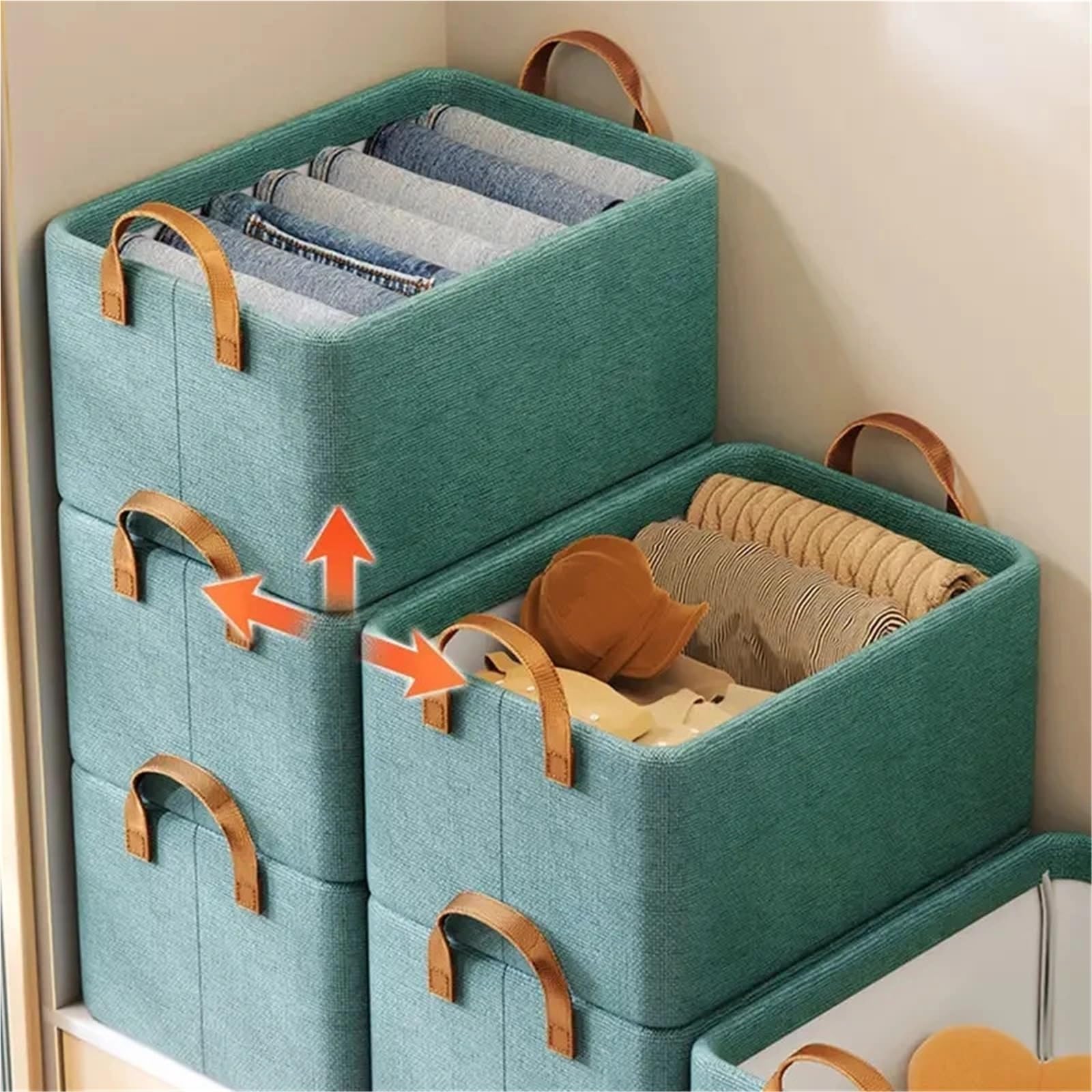 Organizador De Ropa Gruesa 4 Piezas Para Almacenamiento