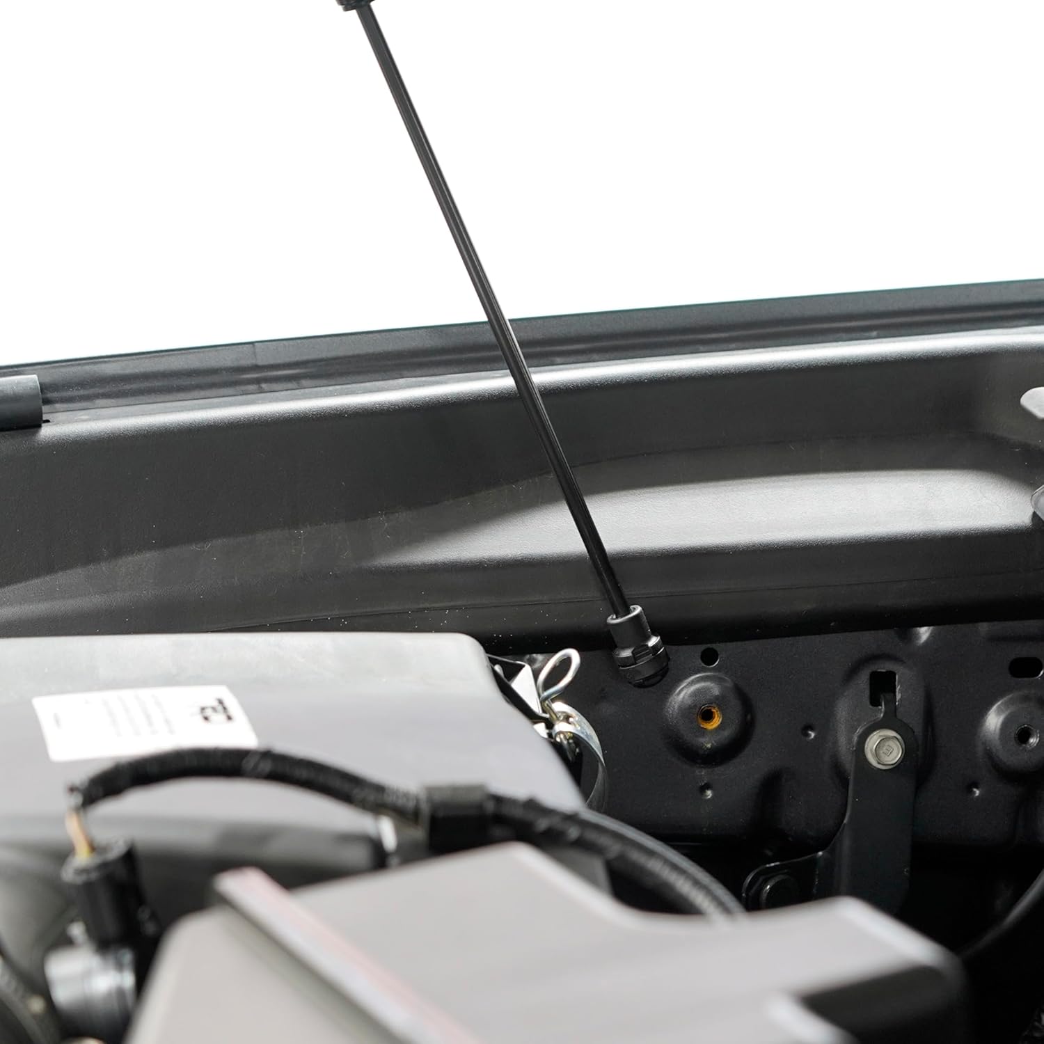 Redline Tuning 21-27015-04 Hood QuickLIFT Plus Carbon System Compatible with Toyota Tacoma 2016-2023 (All Black Components & Carbon Fiber-Sleeved Struts)