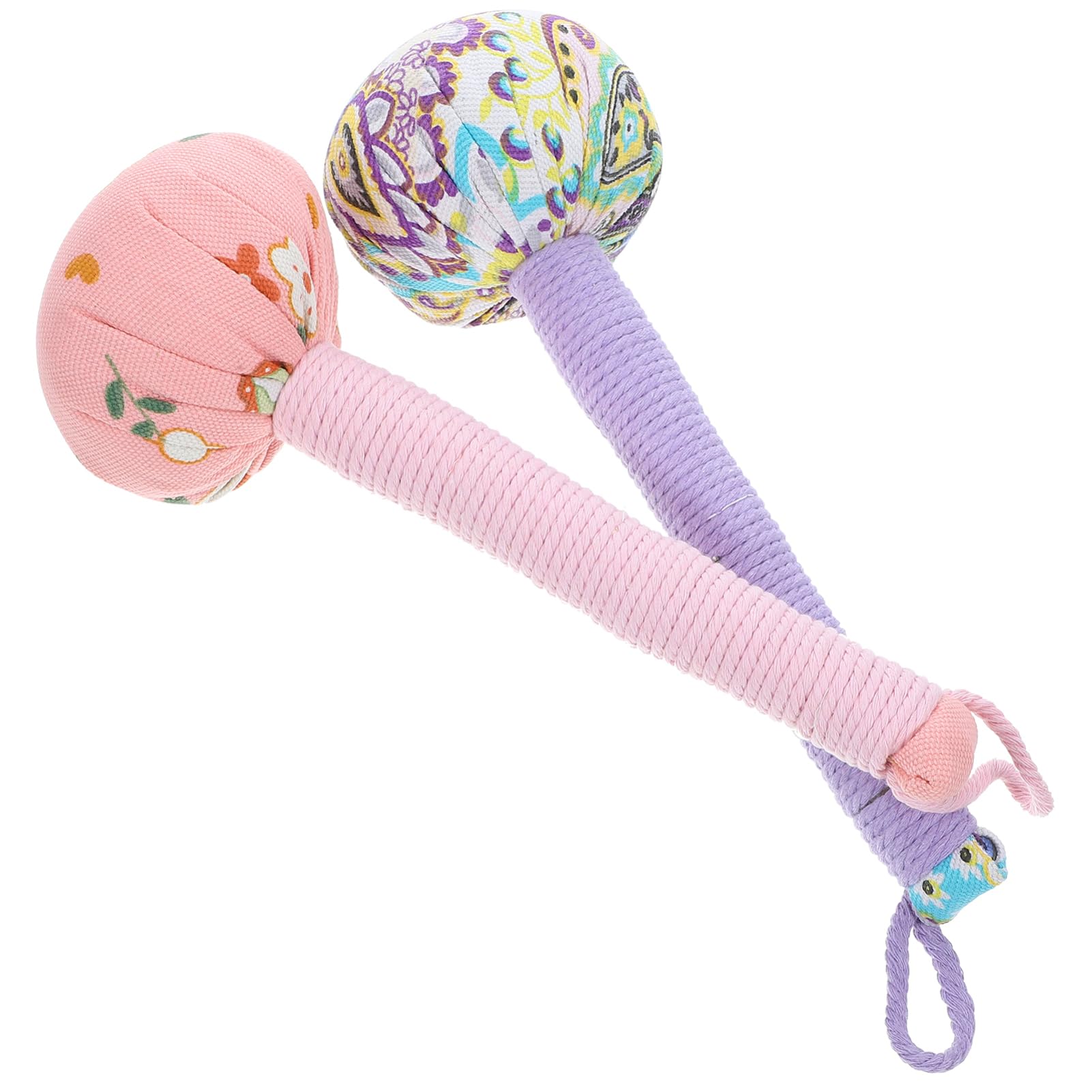 Healifty Massage Hammer 2pcs Moxibustion Hammer Neck Shoulder Tools Hand Held Back Hammer Back Stick Muscle Cloth Percussion Hammer Handheld Back Massager