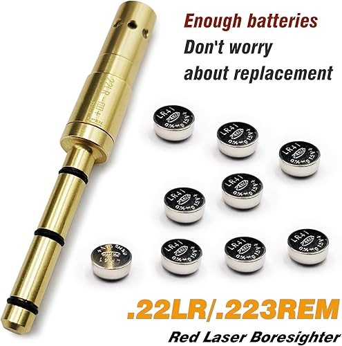 Vista 16 de Especial Laser Boresighter End Barrel Laser Bore Vista precisa y fácil de instalar Revólveres Pistolas Rifle y pistolas de aire