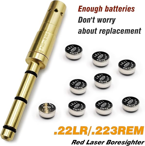 BOOLIT EYE Special Laser Boresighter End Barrel Laser Bore Sight Accurately and Easy to Fit Revolvers Pistols Rifle and Air Guns - 4