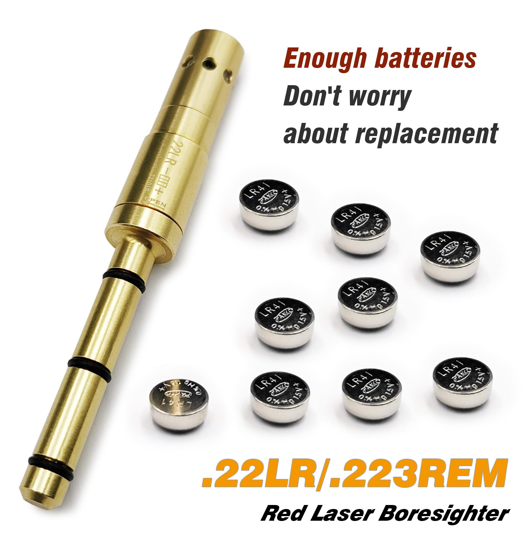 BOOLIT EYE Special Laser Boresighter End Barrel Laser Bore Sight Accurately and Easy to Fit Revolvers Pistols Rifle and Air Guns — view 4