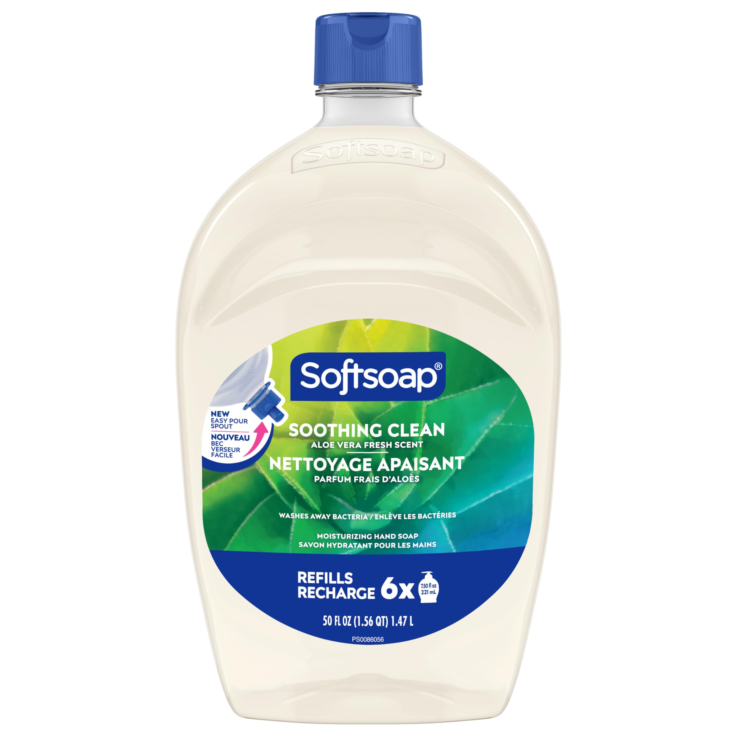 Softsoap Recharge de savon liquide antibactrien pour les mains  Clean  Aloe Vera 1,47 litre  Lavage hydratant pour les mains, Savon a Main, test  ...