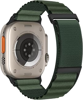 Alpine Loop Compatible with Apple Watch Ultra 3/2/1 Band 49mm 45mm 44mm 42mm 41mm 40mm 38mm 46mm Women Men, Nylon Band Sport Loop Adjustable Wristband for iWatch Series 11 10 9 8 7 6 5 4 3 2 1 SE