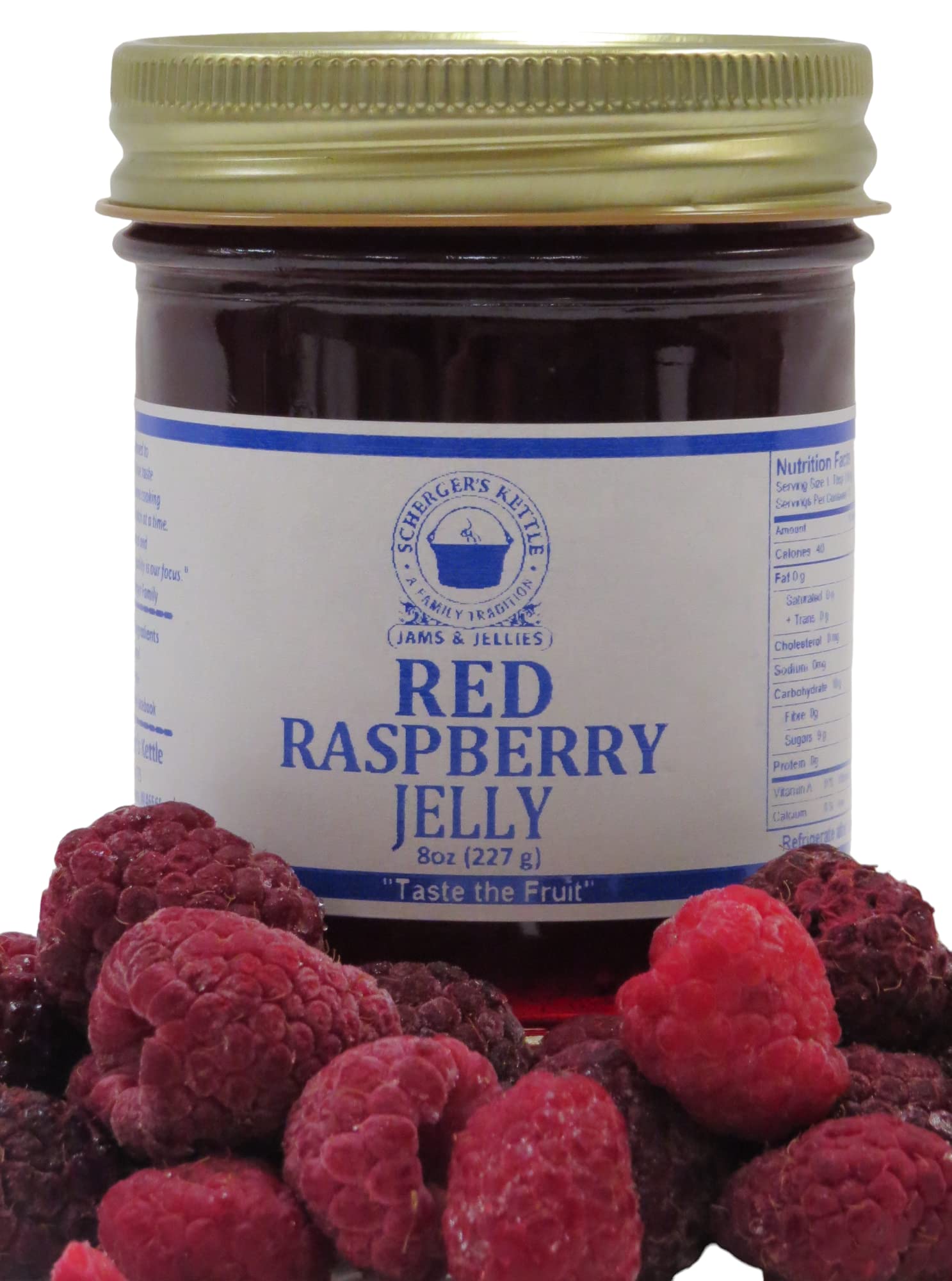 Red Raspberry Jelly, 8 oz