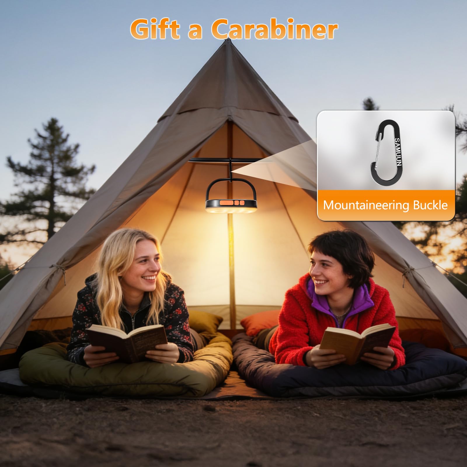 Lanterna solare da campeggio ricaricabile 5000 mAh LED 5 modalità di illuminazione IP65 impermeabile con ricarica USB - Lanterne per interruzioni di corrente uragano, escursionismo, pesce, emergenza e
