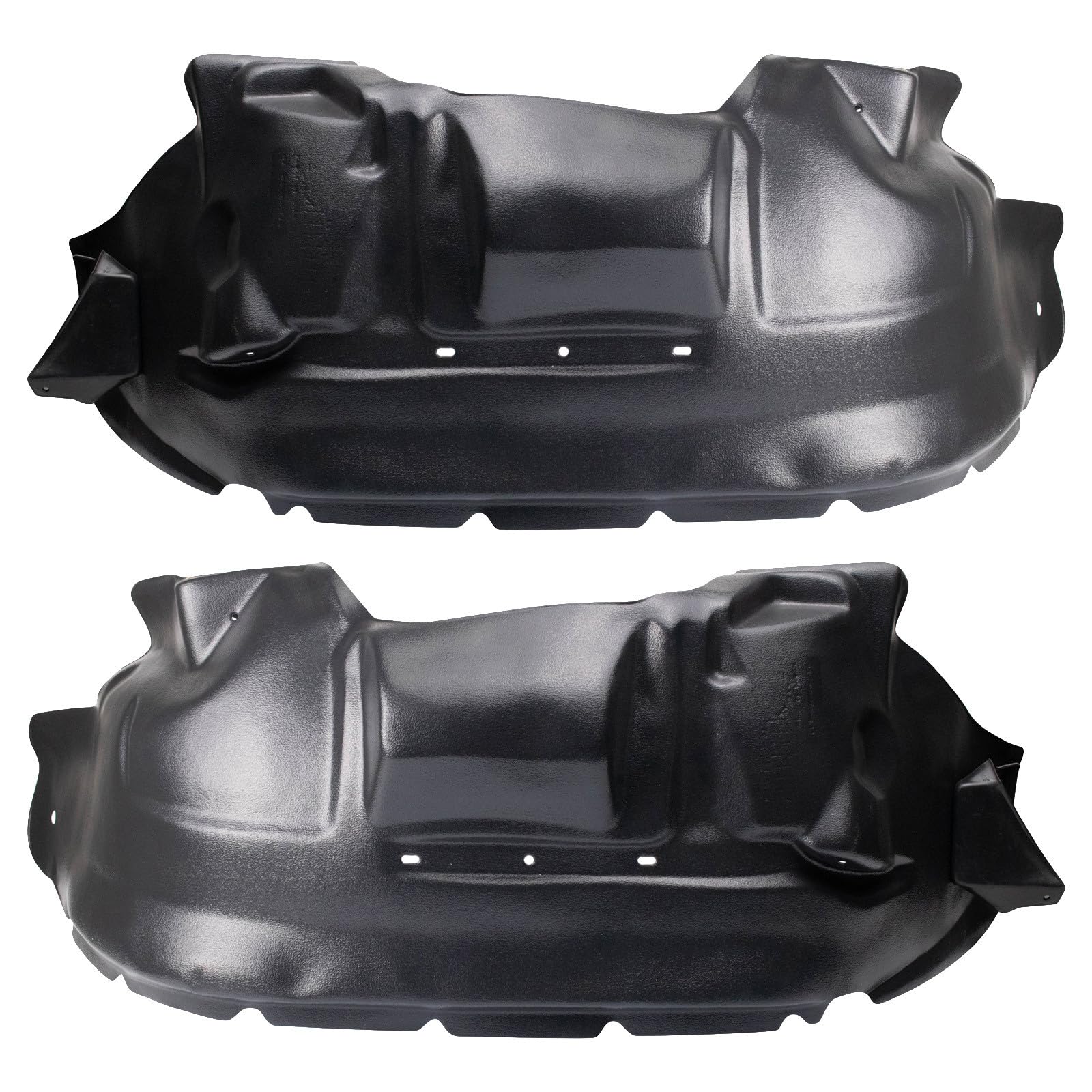 TRQ Front Inner Fender Liner Set | For 2004-2007 Buick Rainier 2002-2009 Chevrolet Trailblazer GMC Envoy 2002-2004 Oldsmobile Bravada GM1248127 GM1249127