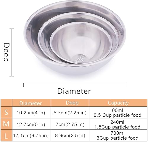Miniatura 2 de Super Design 2 cuencos de acero inoxidable de repuesto, cuencos interiores a juego para perros y gatos, ángulo inclinado para bulldog y mascotas,