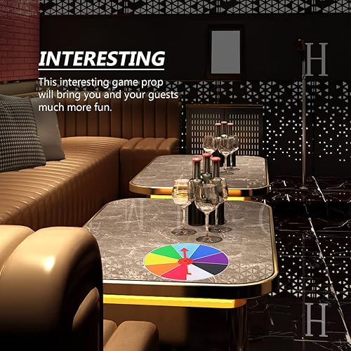 Miniatura 8 de Rueda de premio Whirl of Fun Rueda de premio giratorio de 3.9 in Rueda de premio de pared Spinner para carnaval y feria comercial Gana el juego de