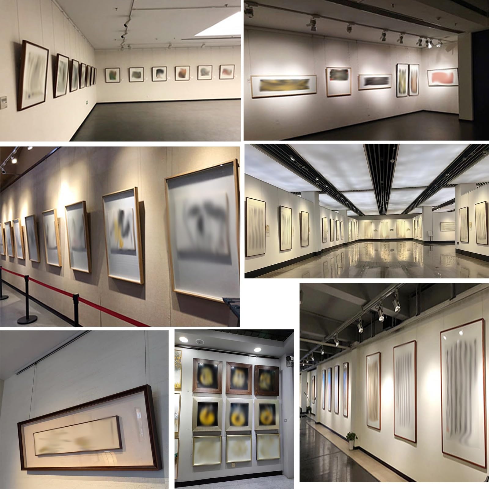 Unsichtbares Bilder-Aufhängeset – keine Nägel beschädigt, einfache Installation für Wand und Decke, perfekt für Heim- und Museumsdekoration
