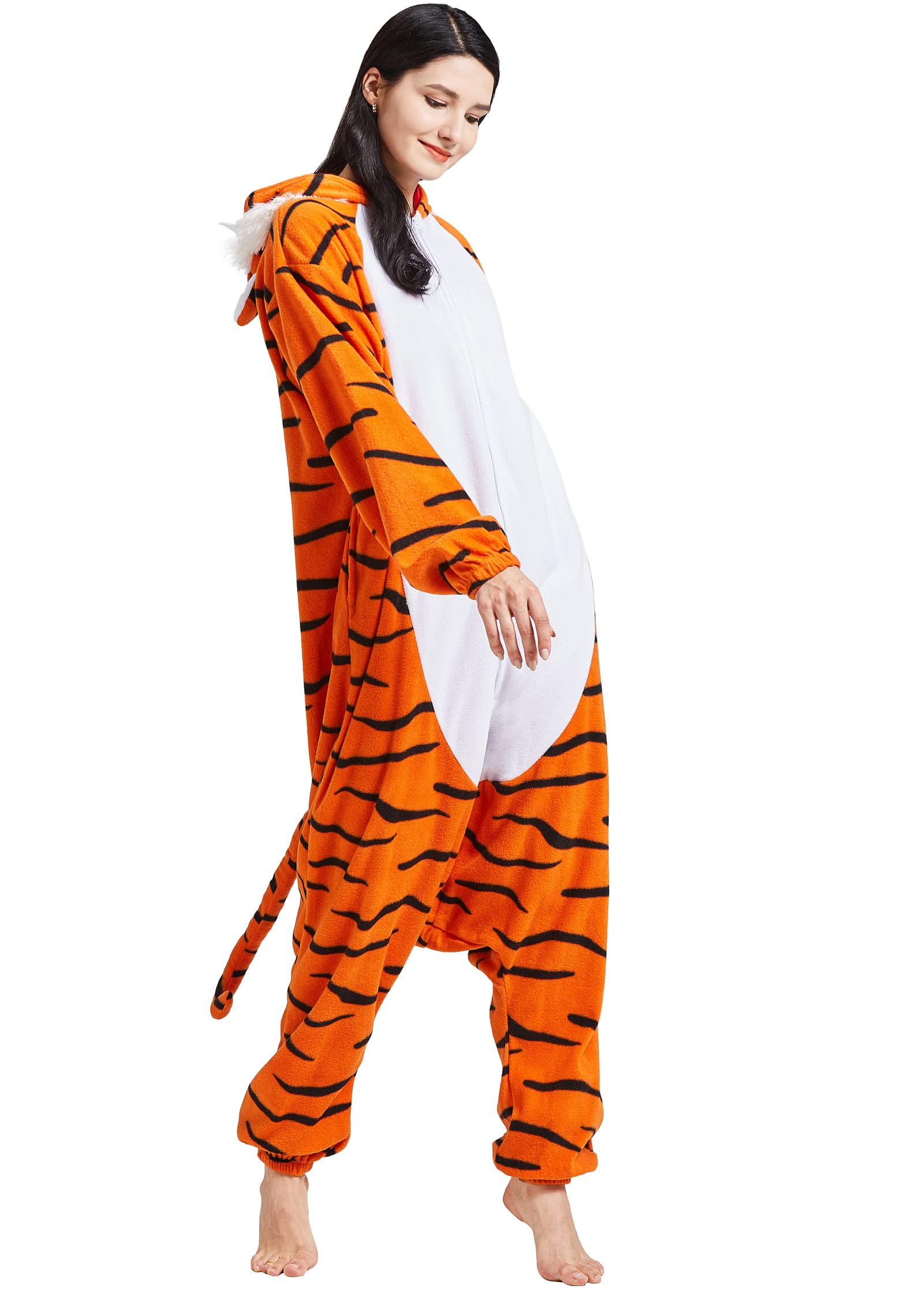DarkCom Unisexe Adulte Cosplay Animal Onesie Kigurumi Costume Une pièce Pyjama vêtements de Nuit Combinaison